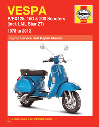 Instrukcja serwisowa Vespa P 125 200 PX 125 200