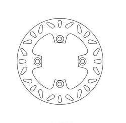Tarcza hamulcowa Wavy prawa przód Kawasaki KX 125 04-05