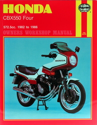 Instrukcja serwisowa Honda CBX 550 82-86