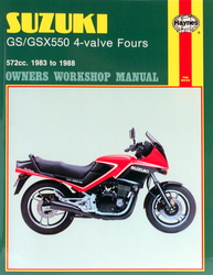 Instrukcja serwisowa Suzuki GSX 550 83-87