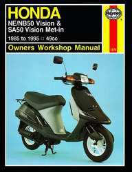 Instrukcja serwisowa Honda SA 50 Vision 85-95