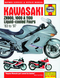 Instrukcja serwisowa Kawasaki GPZ 1000 RX Ninja ZX 1000 ZX-10 ZZR 1100