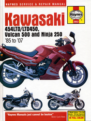 Instrukcja serwisowa Kawasaki EN 450 500