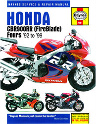 Instrukcja serwisowa Honda CBR 900RR 92-99