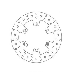 Tarcza hamulcowa tył Kawasaki KDX 200 KLX 300 KX 125 250 500