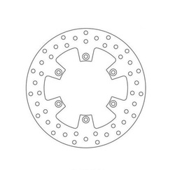 Tarcza hamulcowa Wavy tył Kawasaki KLX 300 KX 125 250 500