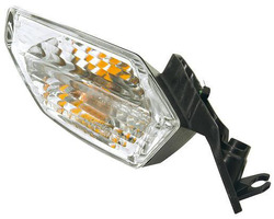 Kierunkowskaz przedni lewy z białym kloszem Kawasaki ZX-10R (ZX 1000) 08-10