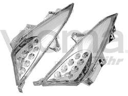 Kierunkowskaz przedni lewy z białym kloszem LED Yamaha XP 500 TMax 07-11