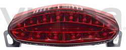 Lampa tylna LED czerwona Kawasaki ER6 09-11