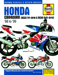 Instrukcja serwisowa Honda CBR 400 RR 88-99