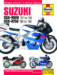 Instrukcja serwisowa Suzuki GSX-R 600 97-00 GSX-R 750 96-99
