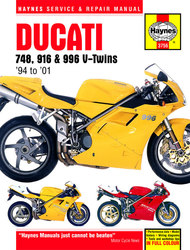 Instrukcja serwisowa Ducati 748 916 996 4-valve V-Twins