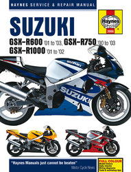 Instrukcja serwisowa Suzuki GSX-R 600 750 1000 1100