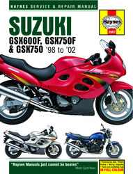 Instrukcja serwisowa Suzuki GSX 600 750 F 98-02