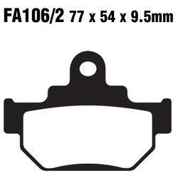 Klocki hamulcowe przód FA106/2R Suzuki DR 600 85-89