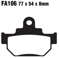 Klocki hamulcowe przód FA106R Suzuki RM 125 250