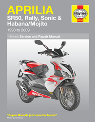 Instrukcja serwisowa Aprilia SR 50, Rally Sonic Habana Mojito
