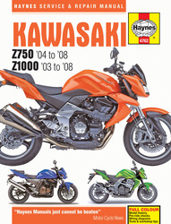 Instrukcja serwisowa Kawasaki ZR 750 1000 03-08