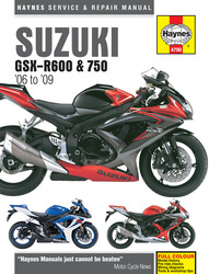 Instrukcja serwisowa Suzuki GSX-R 600 750 06-09