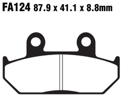 Klocki hamulcowe przód FA124HH Honda CBR 750 1000 F VFR 750 F