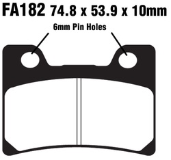 Klocki hamulcowe przód FA182HH Yamaha FZR 1000 EXUP 91-93