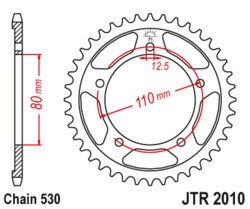 Zębatka tylna 42Z JTR2010.42 Triumph Daytona 1200 Trophy 900 1200