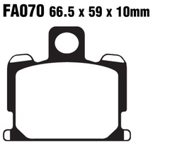 Klocki hamulcowe przód FA070 Yamaha RD 50 80 350 XJ 550 750 XS 1100