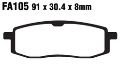 Klocki hamulcowe przód FA105TT Yamaha TT 350 600 YZ 125 250 490