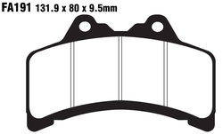 Klocki hamulcowe przód FA191 Yamaha GTS 1000 93-99