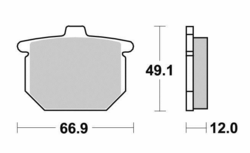 Klocki hamulcowe przód Honda CX 500 79-81