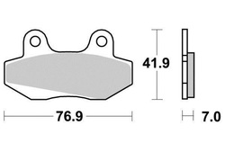 Klocki hamulcowe przód Honda NSR 50 Hyosung GT 125 250 650 RT 125