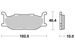 Klocki hamulcowe przód S1079 Yamaha XJ 600 XV 535 XVS 950 YP 400