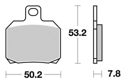 Klocki hamulcowe przód Derbi GP1 125 GPR 50 Senda 125 Piaggio X9 125