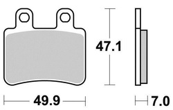 Klocki hamulcowe przód Beta RR 50 Derbi Boulevard 125 150 200 Yamaha XT 125