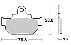 Klocki hamulcowe przód Suzuki DR 600 85-89