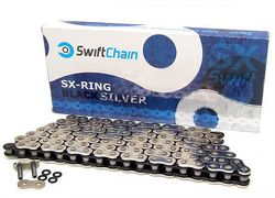 Łańcuch napędowy Swift Super Heavy Duty X-Ring Silver/Black