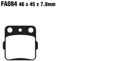Klocki hamulcowe prawy przód FA084R Husqvarna TE 610 92-94
