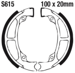 Szczęki hamulcowe przód S615G Suzuki RM 80 X 82-85