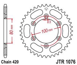 Zębatka tylna 48Z JTR1076.48