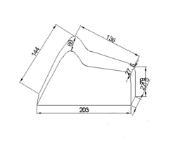 Pokrowiec na motocykl M 203x89x119cm