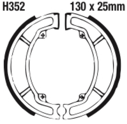 Szczęki hamulcowe przód H352 Honda CG 125 05 SCV 100 Lead 03-08