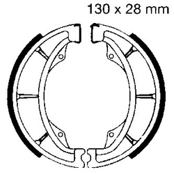 Szczęki hamulcowe hamulca ręcznego S602 Hyosung GV 125 RT 125