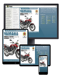 Instrukcja serwisowa Yamaha YBR 125 XT 125 R/X 05-09 wersja elektroniczna