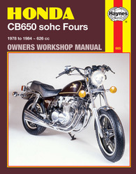 Instrukcja serwisowa Honda CB 650 78-84 wersja elektroniczna