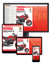 Instrukcja serwisowa Honda MSX 125 13-18 wersja elektroniczna