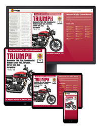 Instrukcja serwisowa Triumph Bonneville T100 T120 16-19 wersja elektroniczna