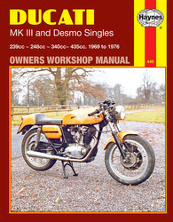 Instrukcja serwisowa Haynes Manual Ducati MkIII & Desmo Singles 1969-1976