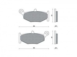 Klocki hamulcowe tył FT3131 Suzuki DL 1000 GSR 600 GSX 1300 GSXR 600