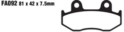 Klocki hamulcowe tył FA092R Honda ATC 250 85-86 TRX 250 87-88