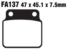 Klocki hamulcowe tył FA137R Kawasaki KFX 400 Suzuki LTZ 400 LTR 450